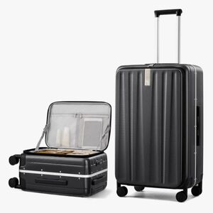 Hanke 26-Inch Jet Black Luggage
